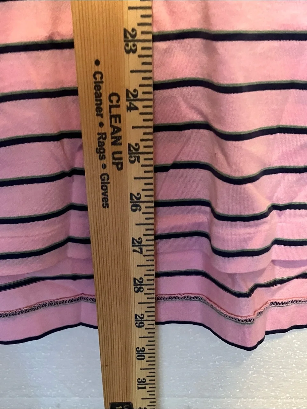 Ralph Lauren Pink Polo Golf M with Black Stripes